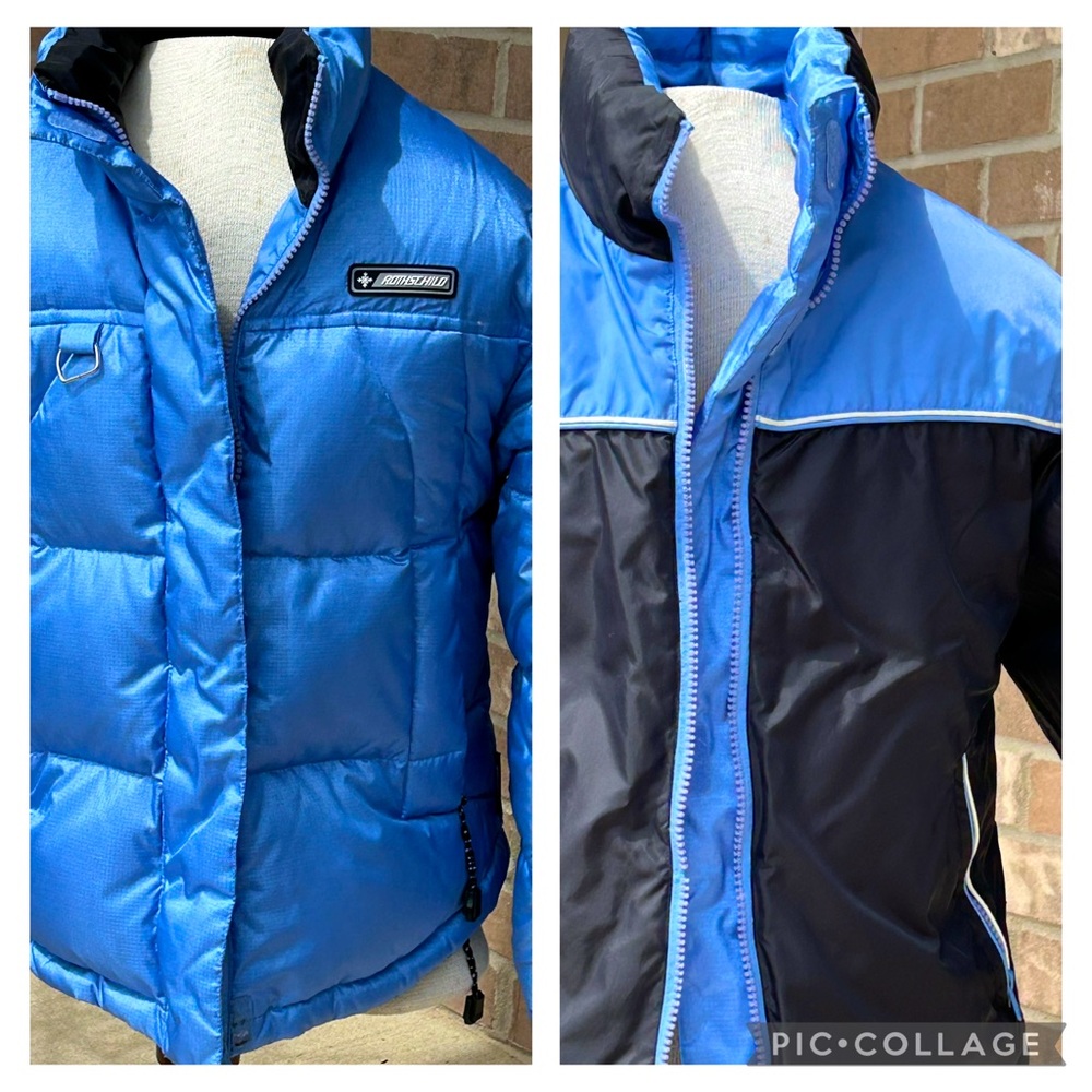 ROTHSCHILD s7/8 boy’s REVERSIBLE down fill jacket-looks brand NEW! Machine wash
